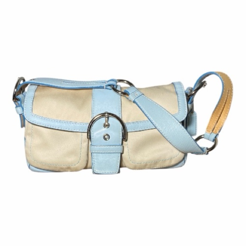 Vintage Coach Hampton Soho Flap Shoulder Bag M05S-1879